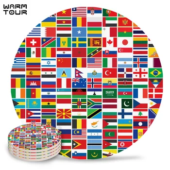 4/6/8 PCS National Flag Placemat Ceramic Drink Coasters Table Decoration Kitchen Accessories Absorbent Moisture 
4/6/8 PCS National Flag Placemat Ceramic Drink Coasters Table Decoration Kitchen Accessories Absorbent Moisture