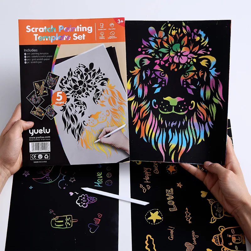 21x29 CM A4 DIY Manual Scraping Painting Animal Building Christmas Scratch Cards Copying Notebook Drawing Toys For Children Gift
21x29 CM A4 DIY Manual Scraping Painting Animal Building Christmas Scratch Cards Copying Notebook Drawing Toys For Children Gift