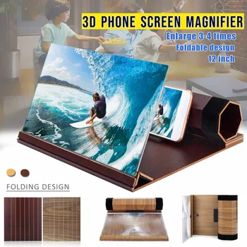 12inch 3D HD Rollable Wood Phone Screen Magnifier Video Movie Amplifier For Smart Phone Desktop Foldable Mobile Phone Holder
12inch 3D HD Rollable Wood Phone Screen Magnifier Video Movie Amplifier For Smart Phone Desktop Foldable Mobile Phone Holder