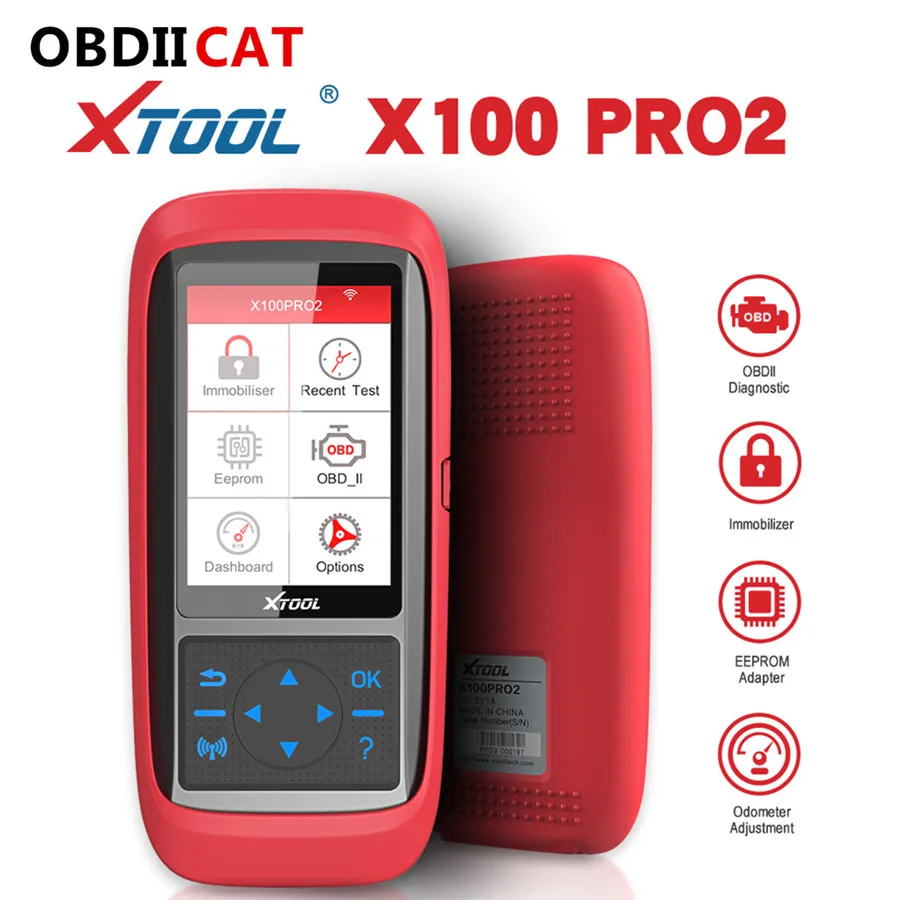 Multi-Language XTOOL X100 Pro2 OBD2 Auto Key Programmer/Mileage Adjustment X100PRO ECU Reset Code Read Car Tools Free Update
Multi-Language XTOOL X100 Pro2 OBD2 Auto Key Programmer/Mileage Adjustment X100PRO ECU Reset Code Read Car Tools Free Update