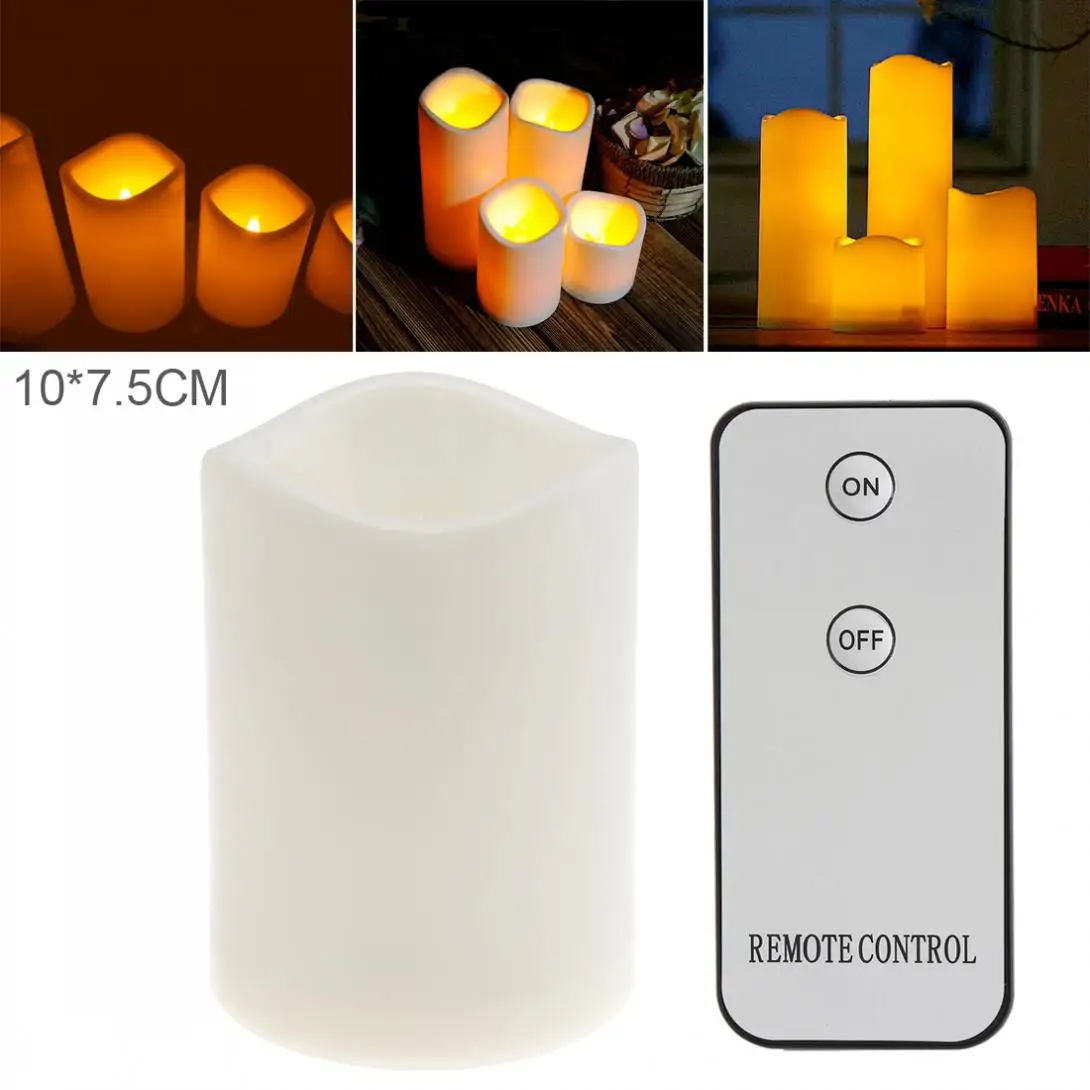 10 x 7.5CM Flameless LED Candle Light with Remote Home Tea Light for Weddings Christmas Festival Celebration Gifts hot sale
10 x 7.5CM Flameless LED Candle Light with Remote Home Tea Light for Weddings Christmas Festival Celebration Gifts hot sale