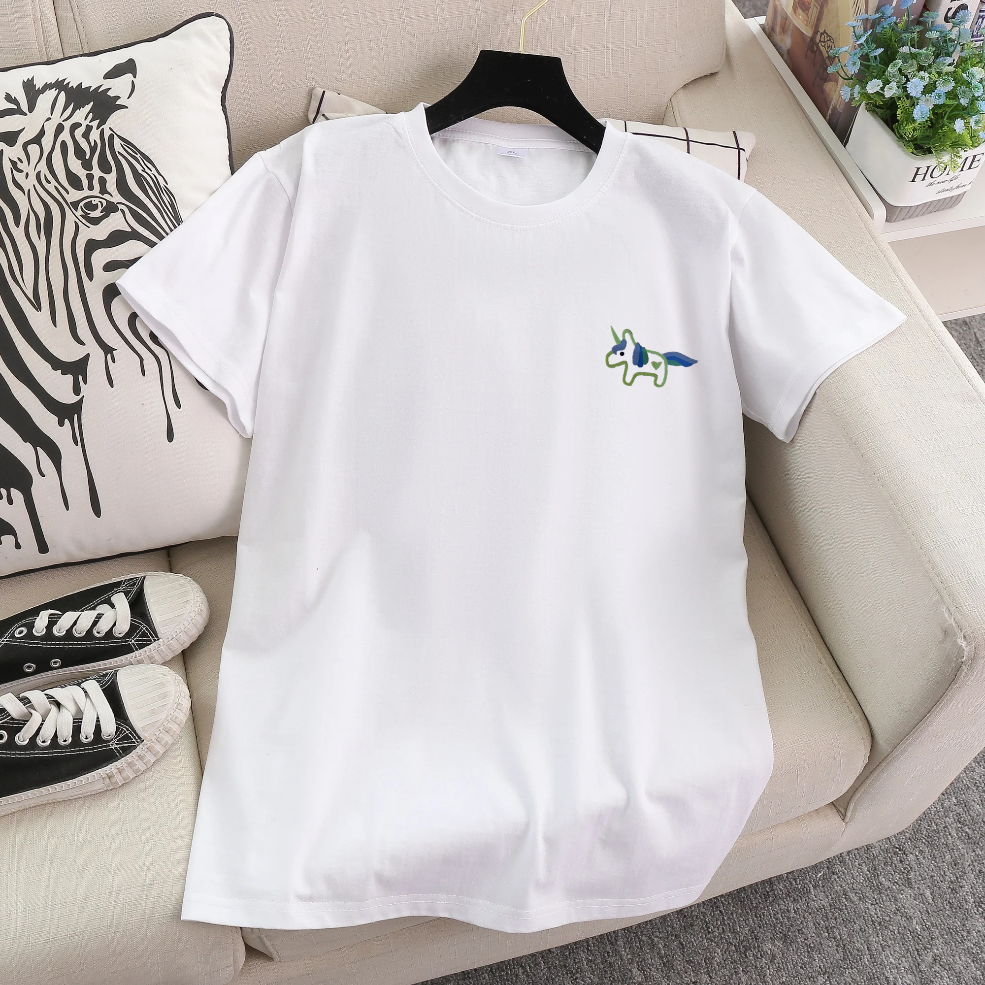 2020 Fashion cotton t shirt tshirt women cartoon unicorn print T-shirt women summer white kawaii cute 90s plus size tee Tops
2020 Fashion cotton t shirt tshirt women cartoon unicorn print T-shirt women summer white kawaii cute 90s plus size tee Tops