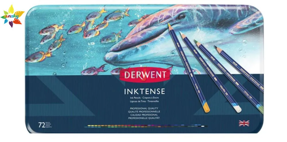 12/24/36/72 UK изготовитель комплектного оборудования профессиональная inktense Цвет