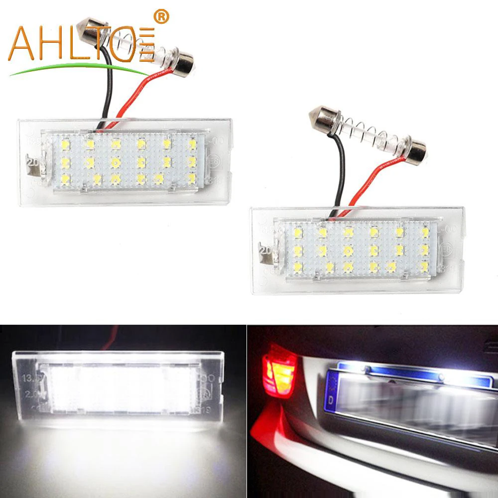2PCS Car LED Number License Plate Light For All Car E53 X5 1999-2003 E83 X3 03-10 NJ88 Trunk Bulbs 18leds 6000K 3528smd 12V Lamp
2PCS Car LED Number License Plate Light For All Car E53 X5 1999-2003 E83 X3 03-10 NJ88 Trunk Bulbs 18leds 6000K 3528smd 12V Lamp
