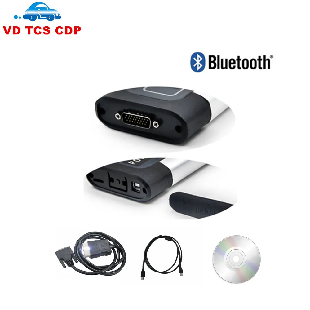 VD TCS CDP Pro + с Bluetooth для DS150E 2020 23 программное обеспечение Obd2 сканер автомобильный