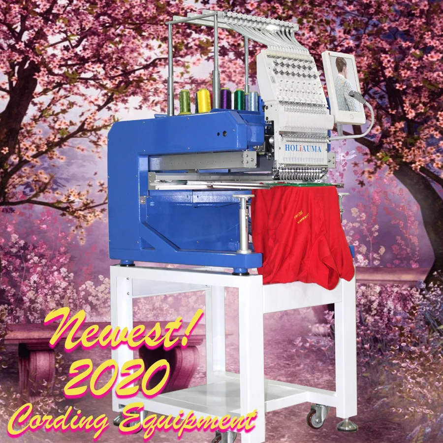 Фото Горячая Распродажа HOLIAUMA 1 головка промышленная компьютерная вышивальная машина