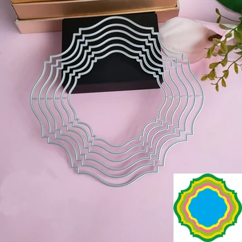 Large 6-layer photo frame lace cutting die scrapbook scrapbook craft card album knife mold art cutting machine die
Large 6-layer photo frame lace cutting die scrapbook scrapbook craft card album knife mold art cutting machine die