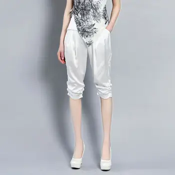 2020 New Spring Summer Women Fashion Silk Pants Elastic Waist Casual Harem Pants OL Ladies Straight Pants Capris Women
2020 New Spring Summer Women Fashion Silk Pants Elastic Waist Casual Harem Pants OL Ladies Straight Pants Capris Women