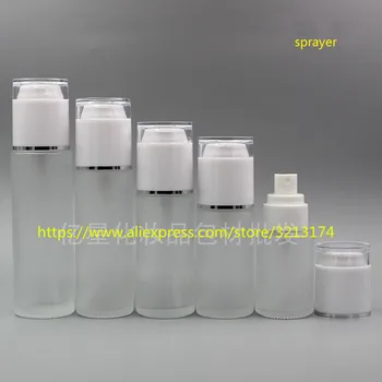 wholesale 30ml to 80ml clear frosted glass bottle atomizer. perfume lotion essential oil moisturizer facial water container
wholesale 30ml to 80ml clear frosted glass bottle atomizer. perfume lotion essential oil moisturizer facial water container