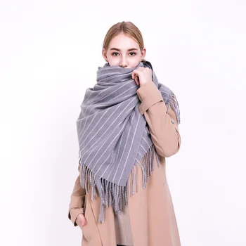 Europe and the United States autumn and winter new imitation cashmere scarf women warm fashion neck plus thick striped shawl
Europe and the United States autumn and winter new imitation cashmere scarf women warm fashion neck plus thick striped shawl
