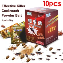 Roach Killer Bait-Powder Reject-Trap Insect Pest-Control Effective 10PCS