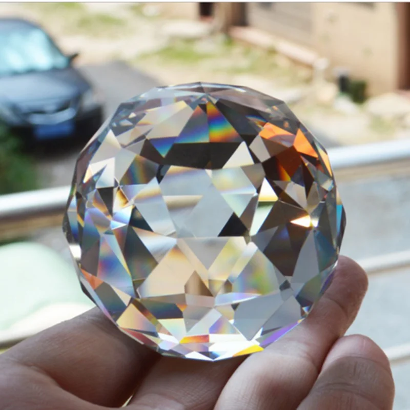 Clear Cut Crystal Sphere Faceted Gazing Ball Prisms Suncatcher Home Deco 30-80MM
Clear Cut Crystal Sphere Faceted Gazing Ball Prisms Suncatcher Home Deco 30-80MM