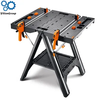 Foldable Woodworking Benches Multi-functional DIY Work Table Portable Hardware Benches with Strong Clamping Force
Foldable Woodworking Benches Multi-functional DIY Work Table Portable Hardware Benches with Strong Clamping Force