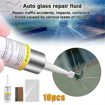10x Car Windscreen Windshield Glass Nano Repair Kit For Chips Cracks Scratches Cleaning Tools Repair Resin
10x Car Windscreen Windshield Glass Nano Repair Kit For Chips Cracks Scratches Cleaning Tools Repair Resin