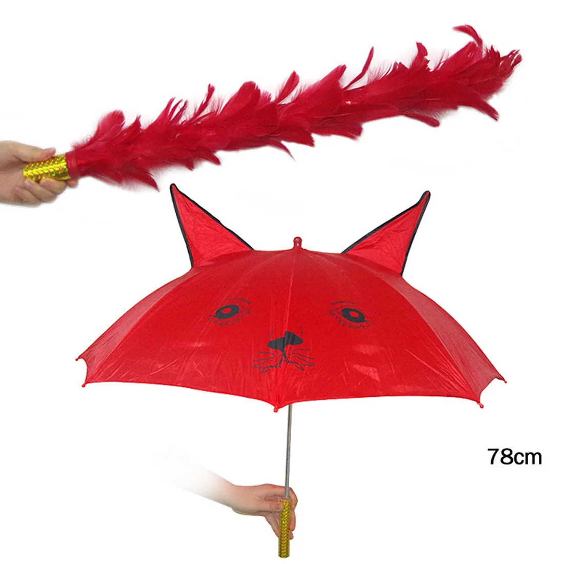 Rowsfire 1 Set Feather Sticks Magic Tricks Feather To Umbrella Bouquet Flag Magician Stage Gimmick Props
Rowsfire 1 Set Feather Sticks Magic Tricks Feather To Umbrella Bouquet Flag Magician Stage Gimmick Props
