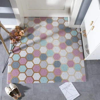 Printed Geometric Pattern Doormat Carpet Silk Loop Plaid Dust-proof Anti-slip Doormat Outdoor Shoes Scraper Entrance Mats Carpet
Printed Geometric Pattern Doormat Carpet Silk Loop Plaid Dust-proof Anti-slip Doormat Outdoor Shoes Scraper Entrance Mats Carpet