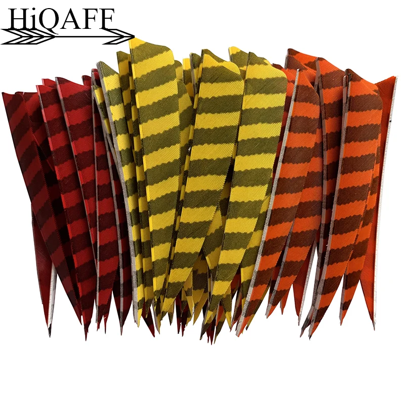 50 Pcs/Lot Hi-Q 4 Inch Shield Cut Arrow Feathers Real Turkey Cut Feather Archery Accessories Fletching -Striped
50 Pcs/Lot Hi-Q 4 Inch Shield Cut Arrow Feathers Real Turkey Cut Feather Archery Accessories Fletching -Striped