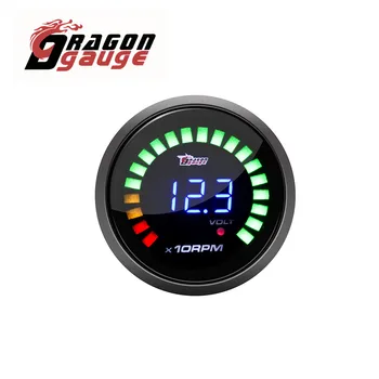 「DRAGON」 2" 52mm Tachometer Car Gauge Digital Display 0~9999 RPM Meter With Voltmeter Function 12 Volt Car Refit Accessories
「DRAGON」 2" 52mm Tachometer Car Gauge Digital Display 0~9999 RPM Meter With Voltmeter Function 12 Volt Car Refit Accessories