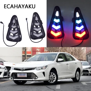 ECAHAYAKU 12V LED DRL Daytime Running Lights for Toyota Camry 2015 2016 2017 New Kind Fog Lamp frame Fog lights Color light 2PCS
ECAHAYAKU 12V LED DRL Daytime Running Lights for Toyota Camry 2015 2016 2017 New Kind Fog Lamp frame Fog lights Color light 2PCS