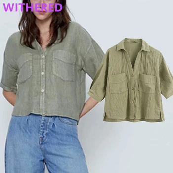 Dave&Di england indei folk solid linen simple solid blouse women blusas mujer de moda 2020 short shirt womens tops and blouse
Dave&Di england indei folk solid linen simple solid blouse women blusas mujer de moda 2020 short shirt womens tops and blouse