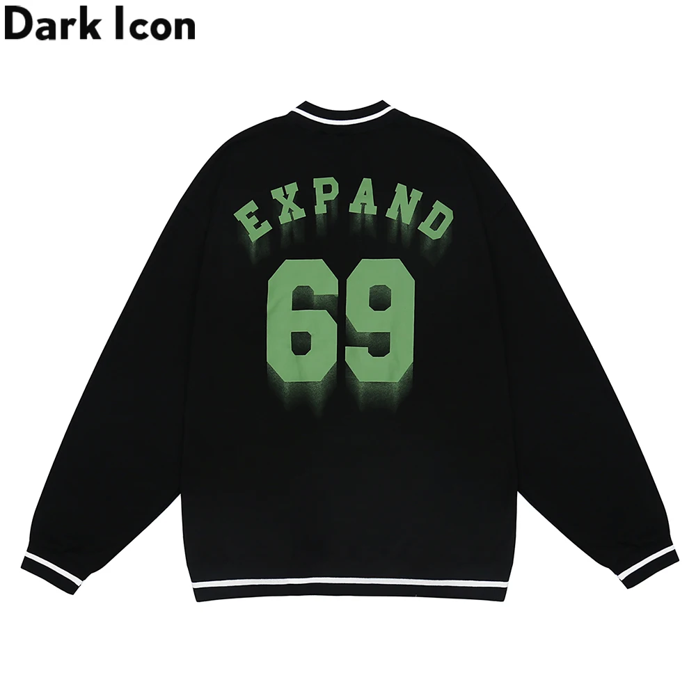 Dark Icon Number 69 Cardigan Baseball Sweatshirt Men Color Block Ribbon Men's Sweatshirts Streetwear Clothing
Dark Icon Number 69 Cardigan Baseball Sweatshirt Men Color Block Ribbon Men's Sweatshirts Streetwear Clothing