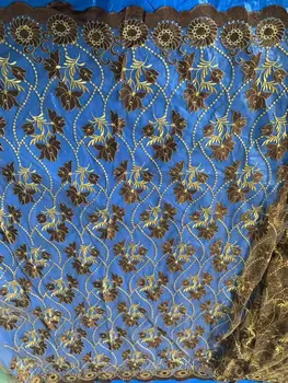 2020 New African Lace Fabric 5 yards Embroidered Mesh Lace Fabric African Lace High Quality Velvet Lace for Party and Wedding
2020 New African Lace Fabric 5 yards Embroidered Mesh Lace Fabric African Lace High Quality Velvet Lace for Party and Wedding