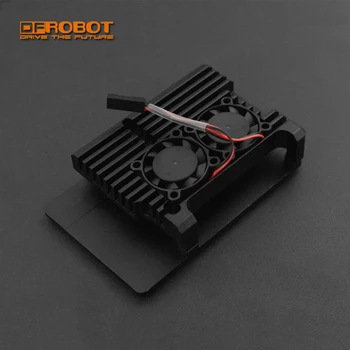 New DFRobot Aluminum alloy Metal housing Case Box for Raspberry Pi 4B with Dual fans
New DFRobot Aluminum alloy Metal housing Case Box for Raspberry Pi 4B with Dual fans