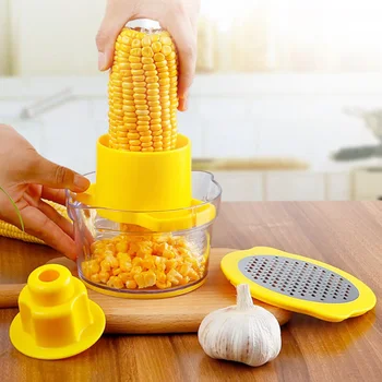 New Useful Corn Kerneler Peeler Kitchen Helper Remove Kerneler Cob Corn Cutter Peeler Thresher Stripper Set Tools
New Useful Corn Kerneler Peeler Kitchen Helper Remove Kerneler Cob Corn Cutter Peeler Thresher Stripper Set Tools
