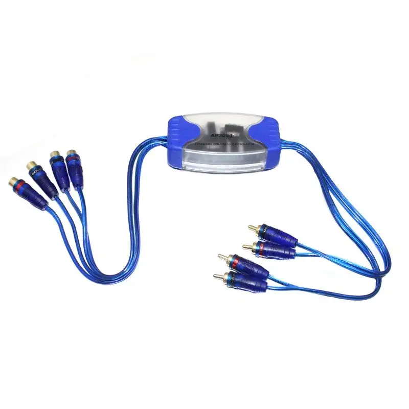 Universal Noise Sound Eliminator 4 Channel RCA Ground Loop Isolator Noise Filters For Car Audio Y4UA
Universal Noise Sound Eliminator 4 Channel RCA Ground Loop Isolator Noise Filters For Car Audio Y4UA