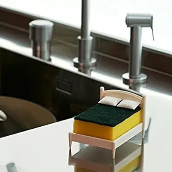 Sponge Holder Storage Rack for Kitchen Toilet Bathroom 
Sponge Holder Storage Rack for Kitchen Toilet Bathroom