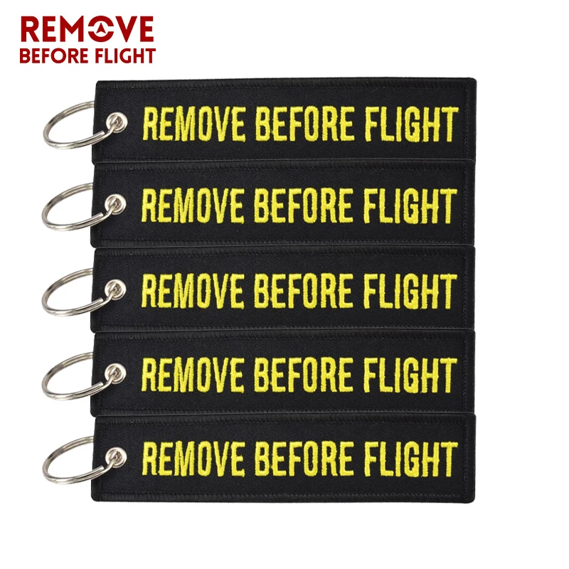 5 PCS/LOT Remove Before Flight Keychain Embroidery Motorcycle Key Safety Tag for Aviation Key Fob Car Keychain Jewelry Accessory
5 PCS/LOT Remove Before Flight Keychain Embroidery Motorcycle Key Safety Tag for Aviation Key Fob Car Keychain Jewelry Accessory