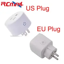 Wifi Smart Plug Compatible with HomeKit Socket Outlet Switch Phone APP Alexa/Google Assistant Timer,EU / US Plug
Wifi Smart Plug Compatible with HomeKit Socket Outlet Switch Phone APP Alexa/Google Assistant Timer,EU / US Plug