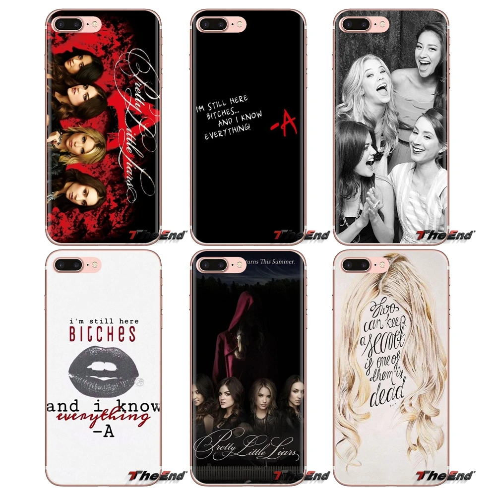 

For iPod Touch Apple iPhone 4 4S 5 5S SE 5C 6 6S 7 8 X XR XS Plus MAX Soft Transparent Skin Case Pretty Little Liars PLL TV Show