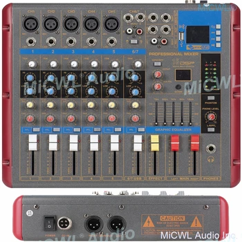 XR7 7 Channel Mixer 7 Microphones or a stereo input Bluetooth Mixing Console for Stage Karaoke Studio Home Performance Party
XR7 7 Channel Mixer 7 Microphones or a stereo input Bluetooth Mixing Console for Stage Karaoke Studio Home Performance Party