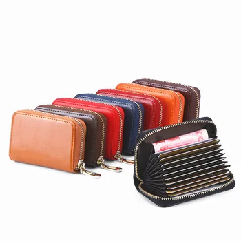 First Layer Oil Wax Leather Organ Card Package High-grade Leather Credit Card Holder Multi-function Card Sleeve Coin Storage Bag
First Layer Oil Wax Leather Organ Card Package High-grade Leather Credit Card Holder Multi-function Card Sleeve Coin Storage Bag