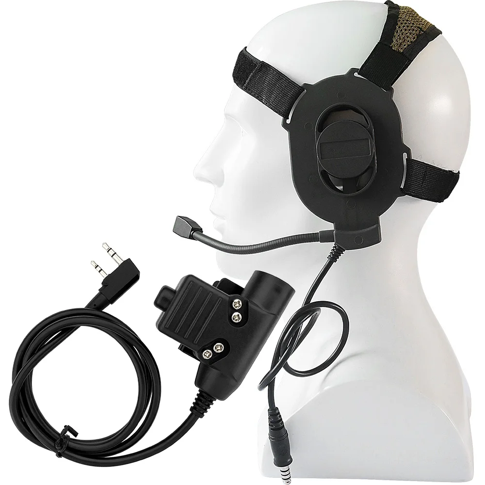 Bowman Elite II Tactical Headset Earpiece With U94 PTT For Kenwood Portable Radio Baofeng UV-5R UV-82 Two Way Radio 2 Pin
Bowman Elite II Tactical Headset Earpiece With U94 PTT For Kenwood Portable Radio Baofeng UV-5R UV-82 Two Way Radio 2 Pin