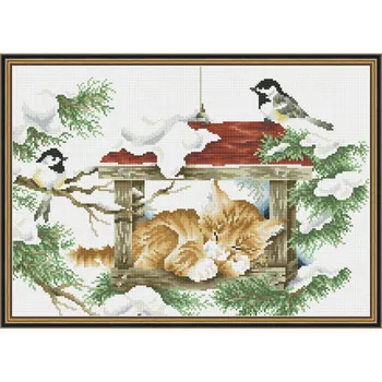Deep sleep cat and birds Chinese 5d diamond painting 5D full square christmas decorations for home wedding decoration halloween
Deep sleep cat and birds Chinese 5d diamond painting 5D full square christmas decorations for home wedding decoration halloween