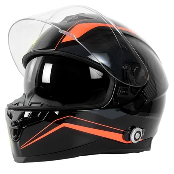 Freedconn BM22 DOT Full Face Motorcycle Blutooth Helmet Wireless 1000M 6 Riders Group Intercom Helmet with FM Radio Support
Freedconn BM22 DOT Full Face Motorcycle Blutooth Helmet Wireless 1000M 6 Riders Group Intercom Helmet with FM Radio Support