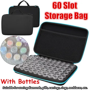60 Grids Portable Jewelry Organizer Nail Art Large Capacity Storage Cases Zipper Closure Diamond Painting
60 Grids Portable Jewelry Organizer Nail Art Large Capacity Storage Cases Zipper Closure Diamond Painting