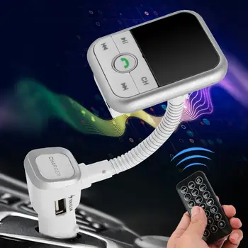 Remote Control Bluetooth Car Kit Wireless FM Transmitter USB Charger Audio MP3 Player
Remote Control Bluetooth Car Kit Wireless FM Transmitter USB Charger Audio MP3 Player