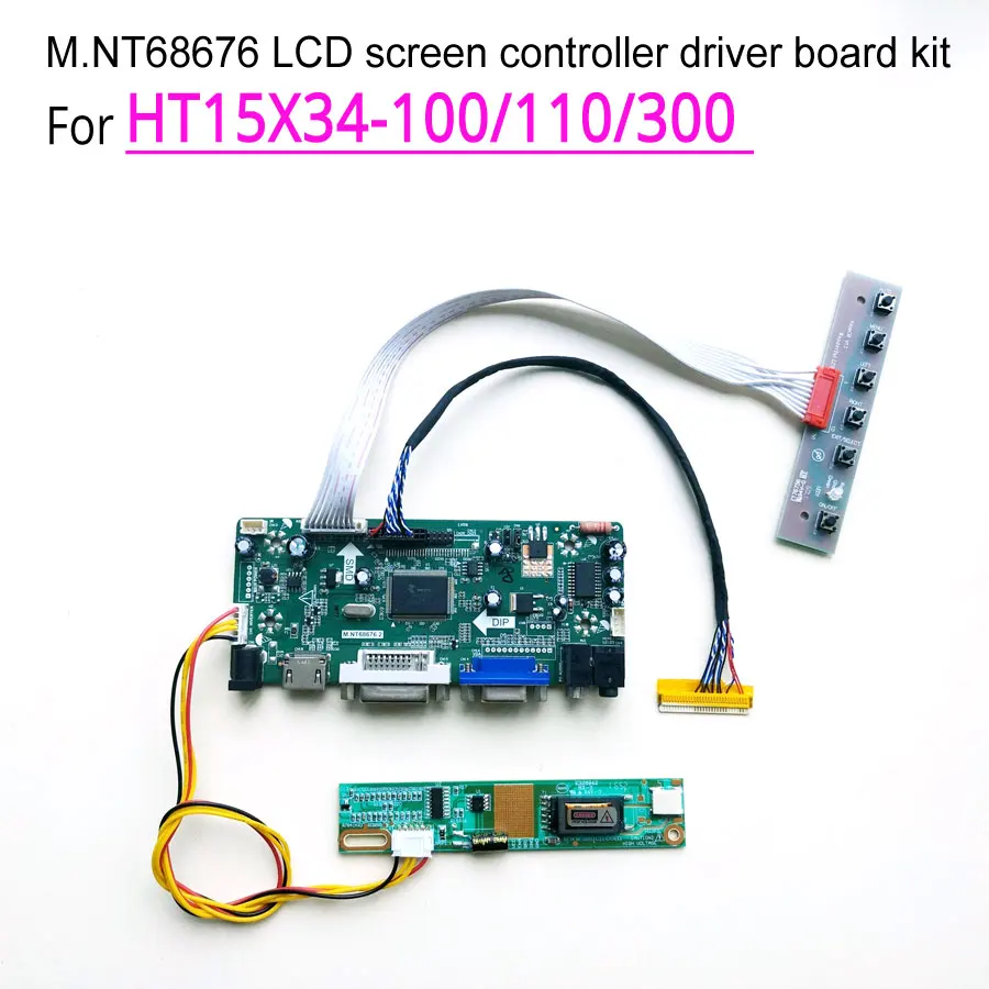 For HT15X34-110 laptop LCD monitor 15" LVDS 1024*768 60Hz 1-lamp 30 pins CCFL M.NT68676 display controller driver board kit
For HT15X34-110 laptop LCD monitor 15" LVDS 1024*768 60Hz 1-lamp 30 pins CCFL M.NT68676 display controller driver board kit