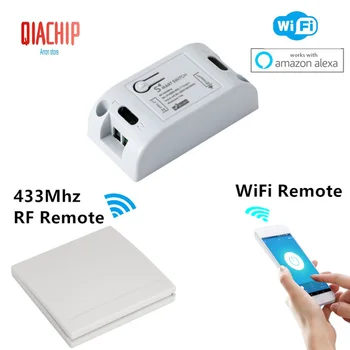Wifi Smart Switch DIY Smart Home Wireless Remote Control Relay Module 433Mhz RF Receiver Lights Switches Works with Amazon Alexa
Wifi Smart Switch DIY Smart Home Wireless Remote Control Relay Module 433Mhz RF Receiver Lights Switches Works with Amazon Alexa