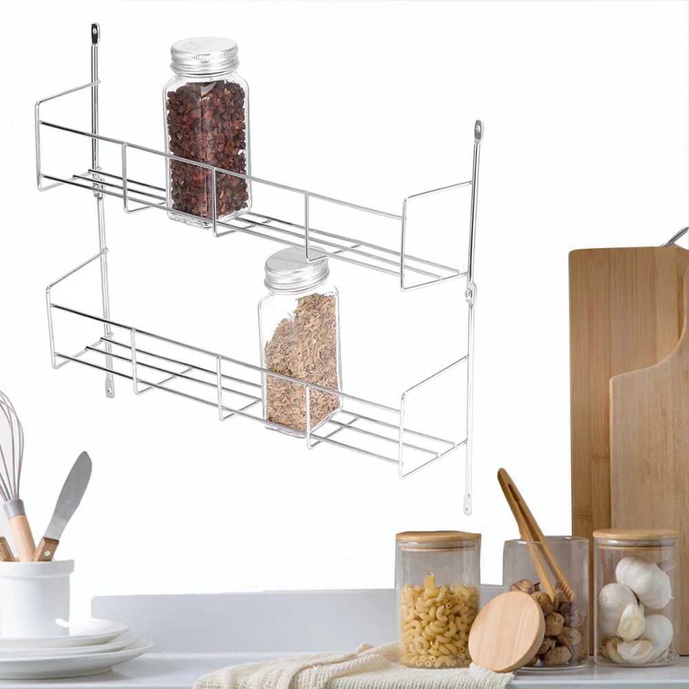 Multi Layer Seasoning Rack Wall Hanging Rack Multifunction Wall Shelf Durable Condiment Shelf for Home Room Kitchen Resturant (2
Multi Layer Seasoning Rack Wall Hanging Rack Multifunction Wall Shelf Durable Condiment Shelf for Home Room Kitchen Resturant (2