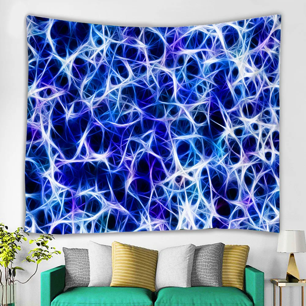 Blue ripple geometric bubbles colorful stars background home tapestry decorations 
Blue ripple geometric bubbles colorful stars background home tapestry decorations