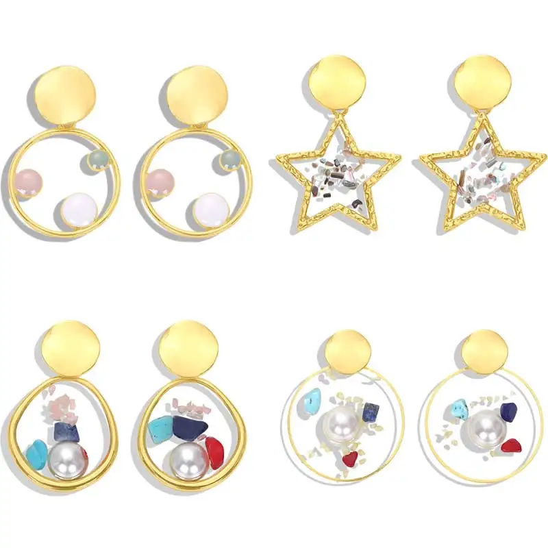Dvacaman Simulated Pearls Stone Transparent Earrings for Women Maxi Round Star Cute Dangle Drop Earrings Wholesale Jewelry Gift
Dvacaman Simulated Pearls Stone Transparent Earrings for Women Maxi Round Star Cute Dangle Drop Earrings Wholesale Jewelry Gift