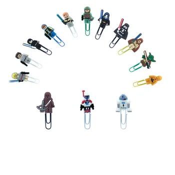 14Pcs Cartoon Star Wars Figures Bookmark Metal Clips Page Holder For Teacher Students Paper Clip School Supplies Decoration Gift
14Pcs Cartoon Star Wars Figures Bookmark Metal Clips Page Holder For Teacher Students Paper Clip School Supplies Decoration Gift