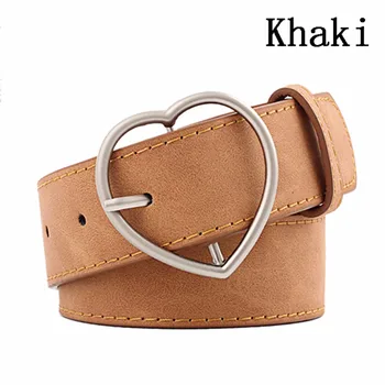 Women Belt Frosted Leather Dress Jeans Waist Belt Heart Shape Pin Buckle Belt Dropshipping
Women Belt Frosted Leather Dress Jeans Waist Belt Heart Shape Pin Buckle Belt Dropshipping