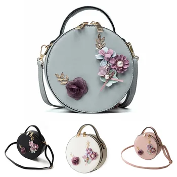 Women Bag Female Handbags Leather Shoulder Bag Crossbody Tote Handbag Round Flower Cute Small Fashion Bags
Women Bag Female Handbags Leather Shoulder Bag Crossbody Tote Handbag Round Flower Cute Small Fashion Bags