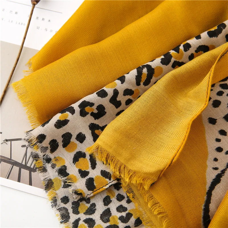 Waliicorners Women Wrap Pashmina Stole Bufandas Muslim Hijab Animal Leopard Dot Fringe Viscose Shawl Scarf 33 Hc2f5ef09d05c499c81eb1e40192c8681X