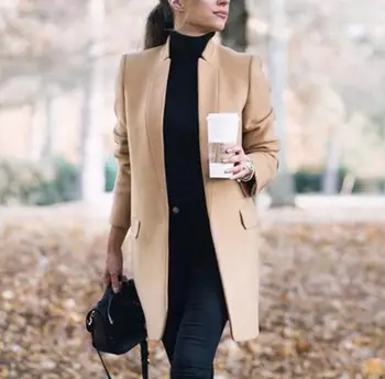 Hot 2020 Winter Women Long Wool Coat Warm Korean Elegant Vintage Coat Female Cloak Cape Jacket
Hot 2020 Winter Women Long Wool Coat Warm Korean Elegant Vintage Coat Female Cloak Cape Jacket